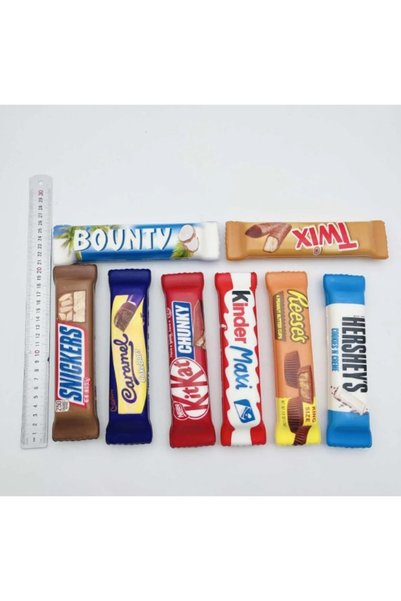 OEM Set Jucării Antistres Squishy Batoane de Ciocolată, Modele Realiste, Mult...