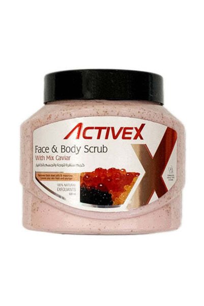 Activex Face & Body Scrub 500ml - Mix Caviar | Luxurious and Nourishing Skincare