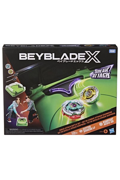 BEYBLADE SET X SNEAK ATTACK CUTTER SHINOBI LF SI RAMPART AEGIS GB