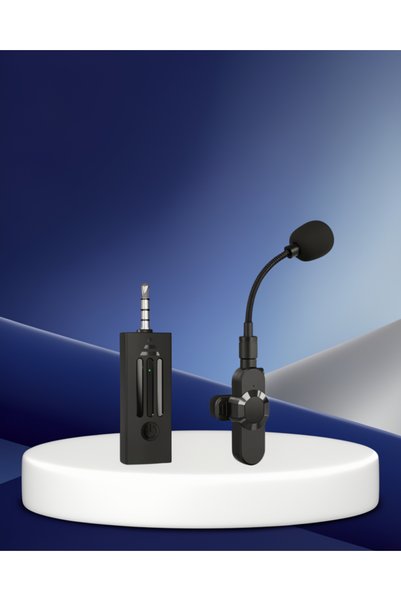 tecnocom Kablosuz Yaka Mikrofonu 2.4 GHz Düşük Gecikmeli