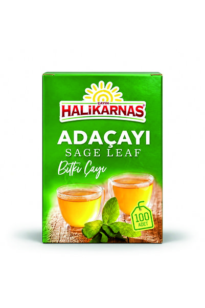 Halikarnas Adaçayı 100 Adet – Doğal Aromalı, Hoş Kokulu, Geleneksel Bitki Çayı | Sage Leaf
