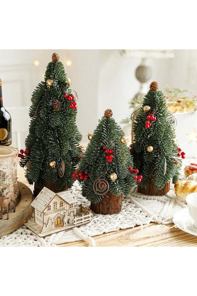 OEM PREMIUM Artificial Christmas Tree, for Office and Indoors, 26 x 12 x 12 cm
