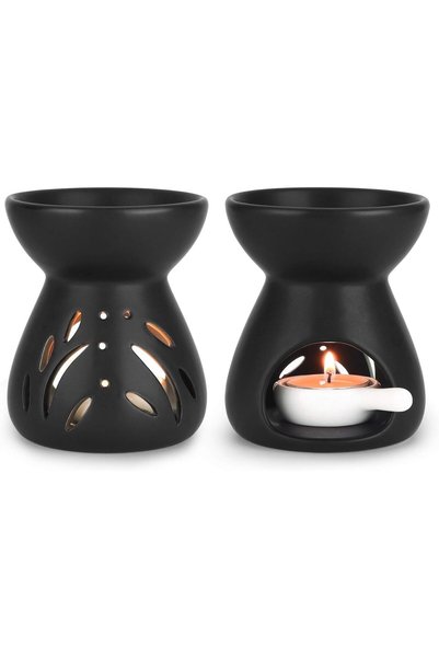 GENERAL YelaJoy Ceramic Oil Burner,Wax Melt Tealight Holder Aroma Diffuser