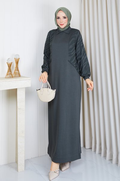 Pamuk Butik Women's Zebra-Print Mercerized Knit Dress