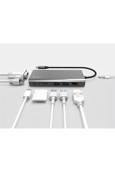 HANEL USB-C Hub ve Çoklayıcı | HDMI ve Power Delivery Şarj Geçiş Destekli | MacBook ve USB-C Laptoplar içi