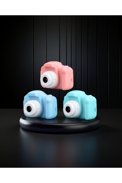 tecnocom Mini Fotoğraf Makinesi 1080p HD Renkli Çocuk Kamera