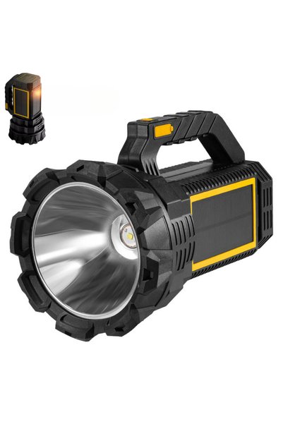 Dasbo ®   Lanternă LED profesională, multifuncțională cu încărcare solară, 16...