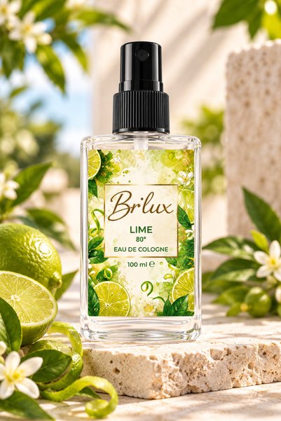 Brlux LIME EAU DE COLOGNE 80° PET ŞİŞE 100 ML KOLONYA