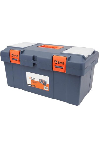 Pro7 Plastic Toolbox - 14.5inch - Toolbox for Tool Organization, Small Compar...