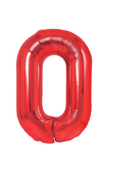 OEM Balon din folie metalizată în formă de cifră 0, pentru aniversări 100 cm,...