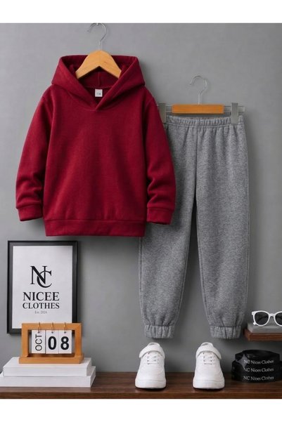 NC Nicee Clothes UNISEX CHILDR'S TRACKSUIT SET (WINTER, UNPRINTED)