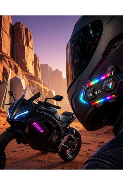 tecnocom Bluetooth Kask İletişim Sistemi Çift Telefon Destekli