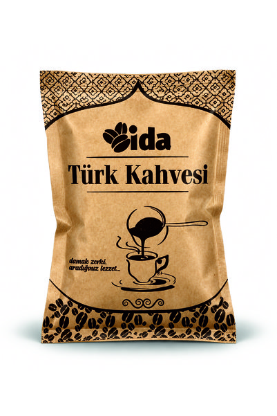İda Türk Kahvesi 100 Gr – Geleneksel Türk Kahvesi Lezzeti, Zengin Aroma, Keyifli İçim | Klasik Öğütülmüş Türk Kahvesi