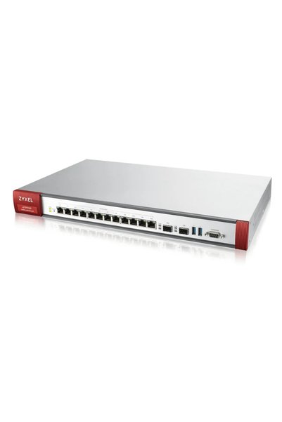 ZyXEL ATP HARDWARE FIREWALL 12 porturi Gigabit configurabile de utilizator, 2...