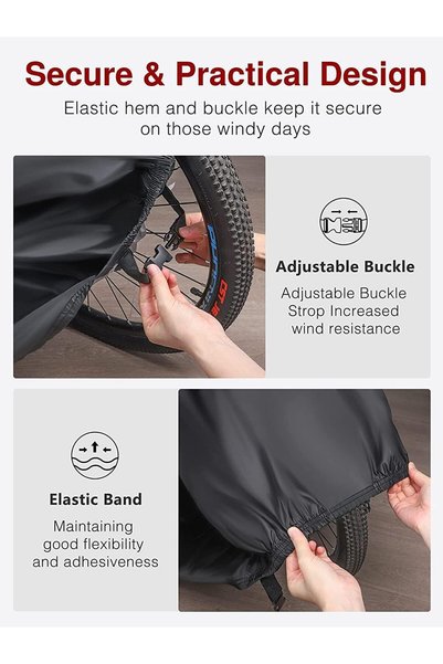 Paporich Bike Cover, Waterproof Outdoor Bicycle Cover, Anti Dust Rain Snow UV...