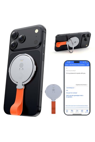 Dasbo Traducător inteligent magnetic AI 8-în-1, Dispozitiv de traducere compa...