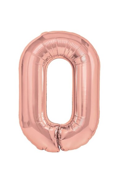 OEM Balon din folie metalizată în formă de cifră 0, pentru aniversări 100 cm,...