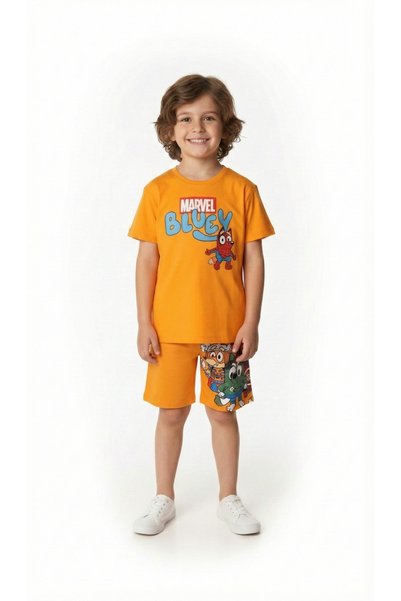 Booni Jooni Marvel Bluey Shorts Set