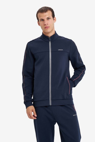 Lescon Men's zippered sweatshirt 26n-1124
