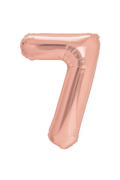 OEM Balon din folie metalizată în formă de cifră 7, pentru aniversări 40 cm, ...