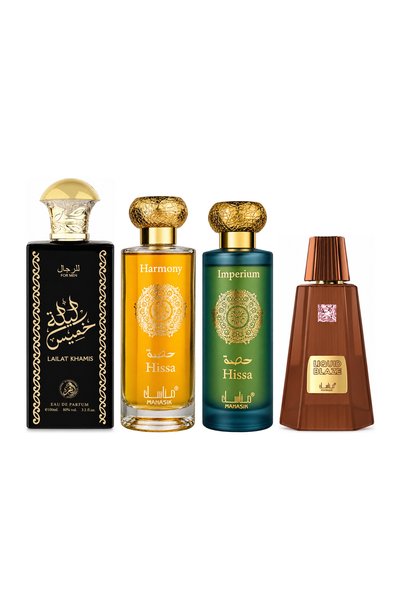 MANASIK Set 4 parfumuri Manasik, Lailat Khamis + Hissa Harmony + Hissa Imperi...