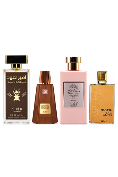 MANASIK Set 4 parfumuri Manasik, Ameer al Oud Original + Liquid Blaze + 2 par...
