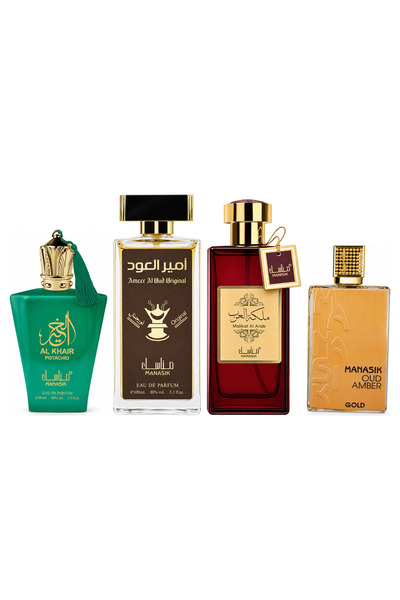 MANASIK Set 4 parfumuri Manasik, Al Baraka Pistachio + Ameer al Oud Original ...