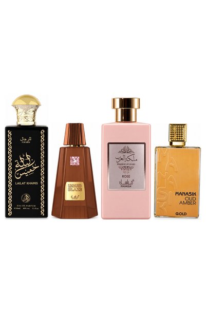 MANASIK Set 4 Manasik, Lailat Khamis + Liquid Blaze + Malikat al Arab Rose + ...