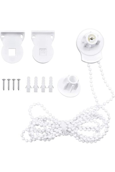 ELECDON Roller Blind Fittings, 25mm Roller Blind Brackets, Plastic Rolling Bl...