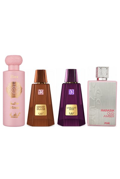 MANASIK Set 4 parfumuri Manasik, Hissa Elara + Liquid Blaze + Morado Luxe + O...