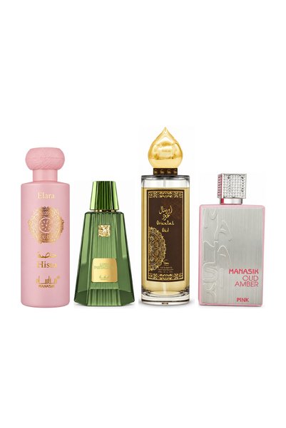 MANASIK Set 4 parfumuri Manasik, Hissa Elara + Lush Pistachio + Oriental Oud ...