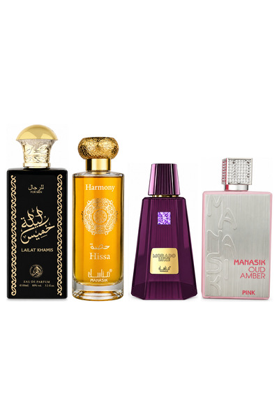 MANASIK Set 4 parfumuri Manasik, Lailat Khamis + Hissa Harmony + Morado Luxe ...