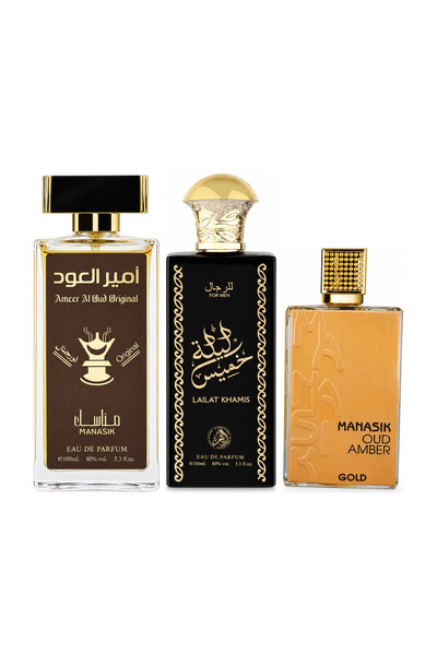 MANASIK Set 3 parfumuri Manasik, Ameer al Oud Original + Lailat Khamis + Oud ...