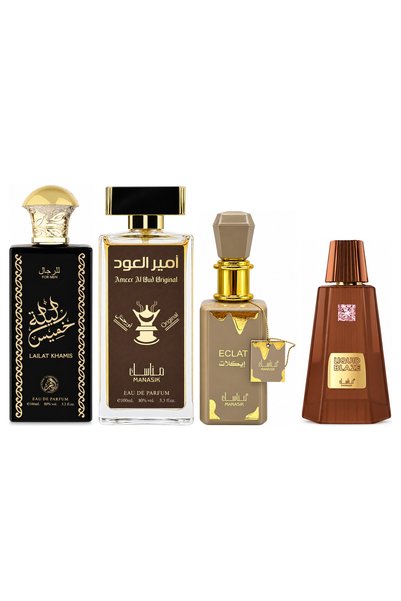 MANASIK Set 4 parfumuri Manasik, Lailat Khamis + Ameer al Oud Original + Ecla...