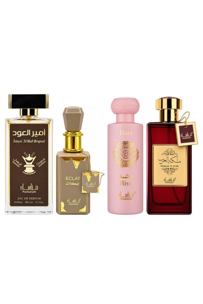 MANASIK Set 4 parfumuri Manasik, Ameer al Oud Original + Eclat + Hissa Elara ...