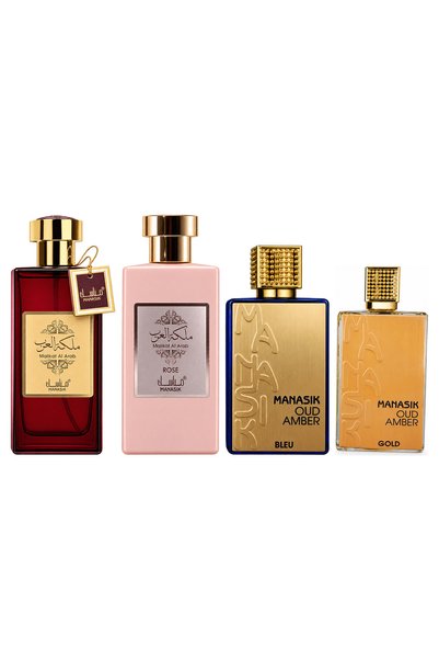 MANASIK Set 4 Manasik, Malikat al Arab + Malikat al Arab Rose + Oud Amber Ble...