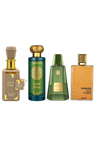 MANASIK Set 4 parfumuri Manasik, Eclat + Hissa Imperium + Lush Pistachio + Ou...