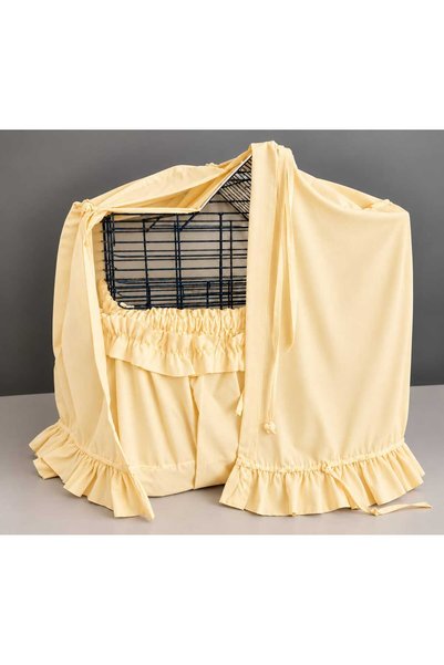 NEDA HOME BIRD CAGE COVER 50.30.30 BOTTOM SKIRT, TOP COVER HEIGHT 70, TWO-PIE...