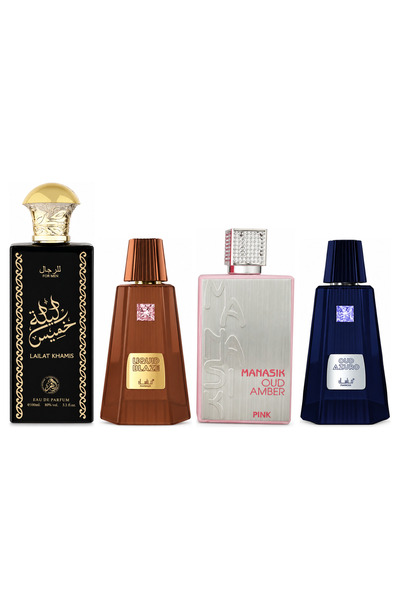 MANASIK Set 4 parfumuri Manasik, Lailat Khamis + Liquid Blaze + Oud Amber Pin...