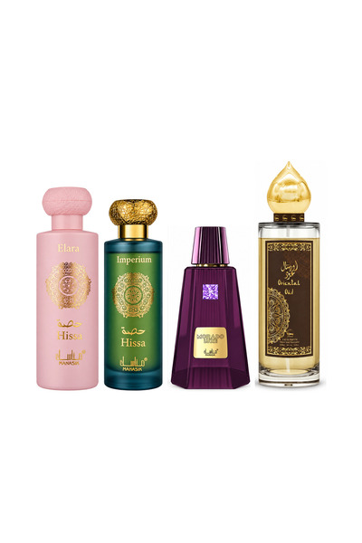 MANASIK Set 4 parfumuri Manasik, Hissa Elara + Hissa Imperium + Morado Luxe +...