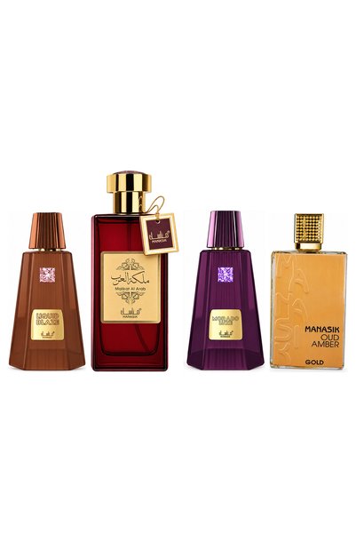 MANASIK Set 4 parfumuri Manasik, Liquid Blaze + Malikat al Arab + Morado Luxe...