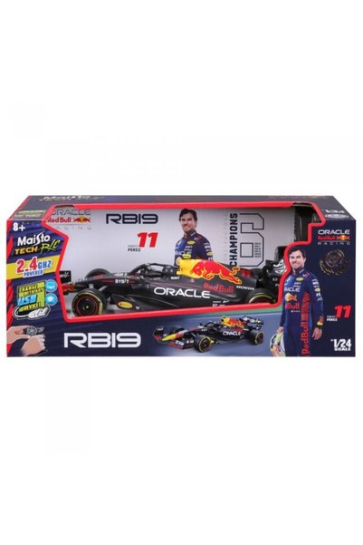Avaleea Remote Control Racing Car, Maisto Tech, F-1 Ferrari RB19, Sergio Pere...