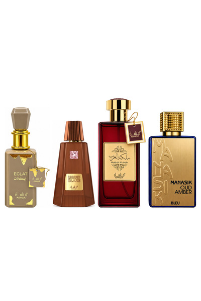MANASIK Set 4 parfumuri Manasik, Eclat + Liquid Blaze + Malikat al Arab + Oud...