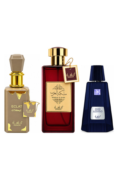 MANASIK Set 3 parfumuri Manasik, Eclat + Malikat al Arab + Oud Azuro, EDP, 3 ...