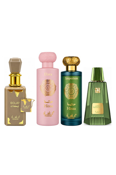 MANASIK Set 4 parfumuri Manasik, Eclat + Hissa Elara + Hissa Imperium + Lush ...