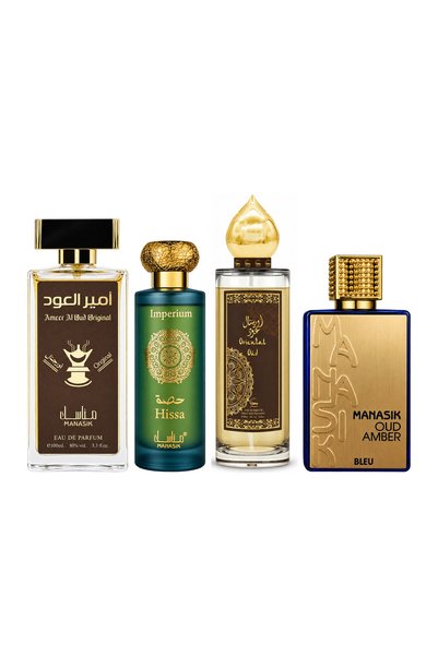 MANASIK Set 4 Manasik, Ameer al Oud Original + Hissa Imperium + Oriental Oud ...
