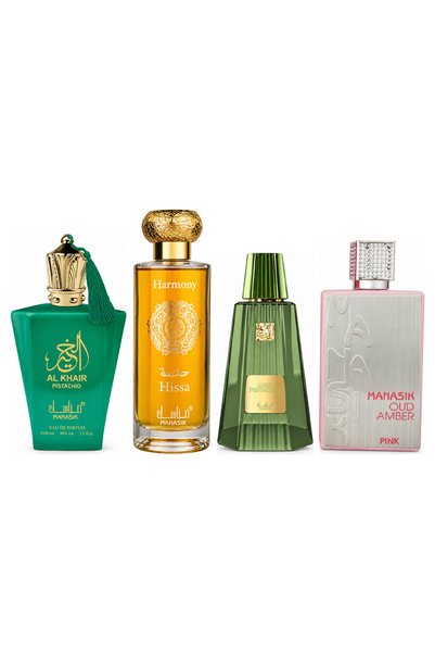 MANASIK Set 4 Manasik, Al Baraka Pistachio + Hissa Harmony + Lush Pistachio +...