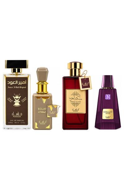 MANASIK Set 4 parfumuri Manasik, Ameer al Oud Original + Eclat + Malikat al A...