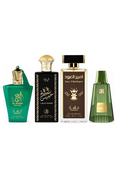 MANASIK Set 4 parfumuri Manasik, Al Baraka Pistachio + Lailat Khamis + 2 parf...