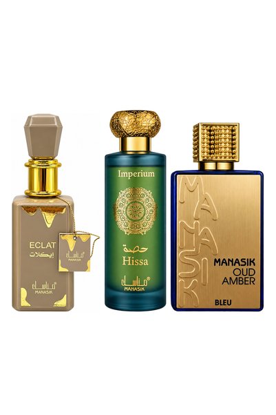 MANASIK Set 3 parfumuri Manasik, Eclat + Hissa Imperium + Oud Amber Bleu, EDP...